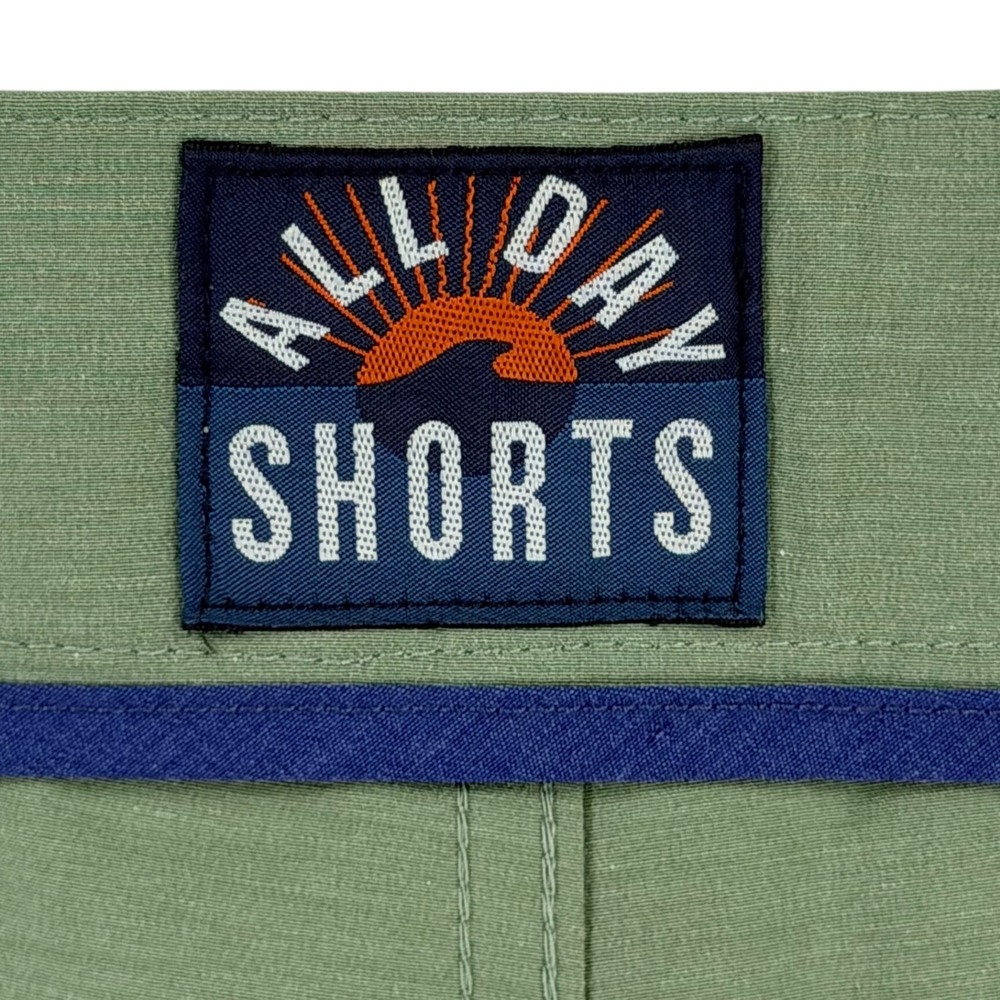 Faherty Shorts Men 40 Green All Day Hybrid Performance Stretch Drawstring Chino - Picture 4 of 11